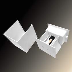LUZ DE PAREDE ZEUS BRANCO 6W ILUMINAÇÃO DUPLA FACE