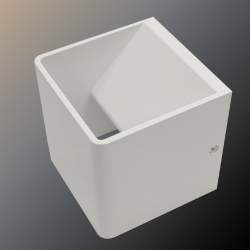 APLIQUE DE PAREDE MERCURY BRANCO 6W ILUMINAÇÃO DUPLA FACE