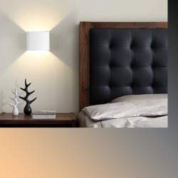 APLIQUE DE PAREDE MERCURY BRANCO 6W ILUMINAÇÃO DUPLA FACE