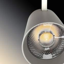 FOCO LED TRILHA OCEAN 30W COB BRIDGELUX BRANCO TRIFÁSICO