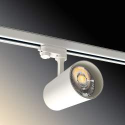 FOCO LED TRILHA OCEAN 30W COB BRIDGELUX BRANCO TRIFÁSICO