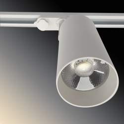 FOCO LED TRILHA OCEAN 30W COB BRIDGELUX BRANCO TRIFÁSICO