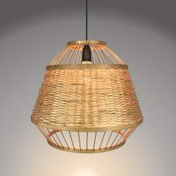 Lámpara de Techo Colgante Bambu 1xe27 ARAL 40x40