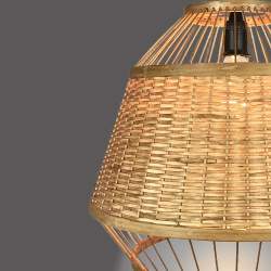 Lâmpada de Tecto Pingente de Bambu 1xe27 ARAL 40x40