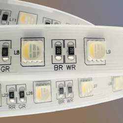 Fita LED 5m 24V DC 60LED / m IP65 RGBWW 12MM