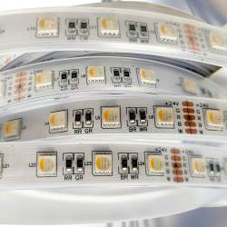 Fita LED 5m 24V DC 60LED / m IP65 RGBWW 12MM
