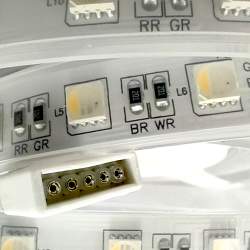 Fita LED 5m 24V DC 60LED / m IP65 RGBWW 12MM