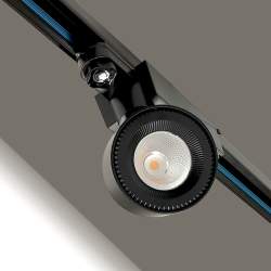 Luz Da Trilha Led 3 Fases 15W CAMBRIDGE Preto Regulável