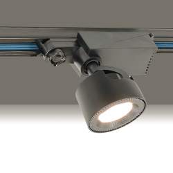 Luz Da Trilha Led 3 Fases 15W CAMBRIDGE Preto Regulável