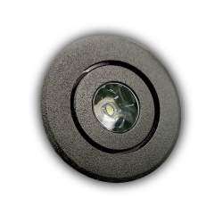Candeeiro de tecto LED 3W MINILED preto