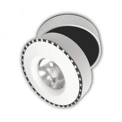 APLIQUE DE TECTO LED MARINHO VENT PRETO/BRANCO 12W