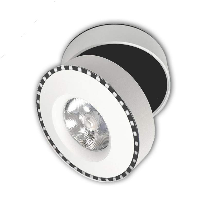 APLIQUE DE TECTO LED MARINHO VENT PRETO/BRANCO 12W
