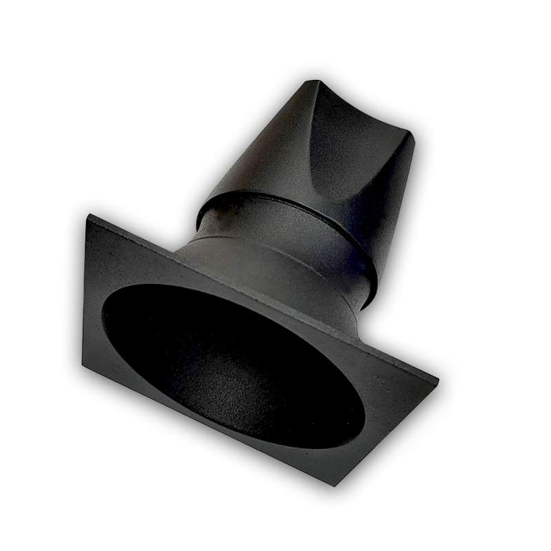 PROJETOR LED RECESSO CAVUS 12W LUMINUS-CREE QUADRADO-PRETO