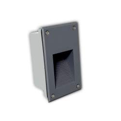 Baliza LED TEMUYIN lacada em cinza 3W