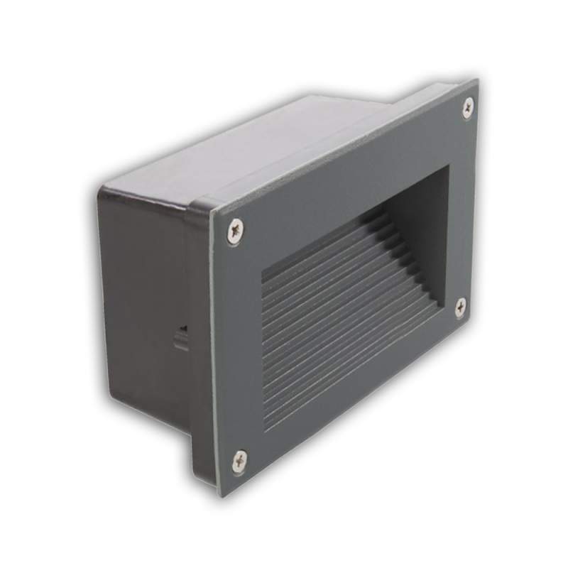 Baliza LED TANGUT lacada em cinza 3W
