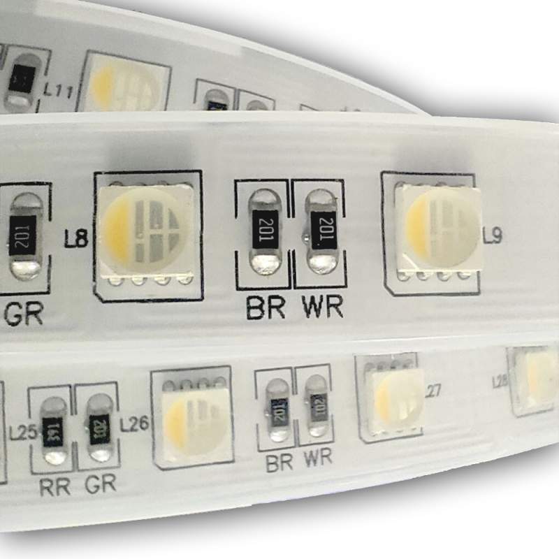 Fita LED 5m 24V DC 60LED / m IP65 RGBWW 12MM
