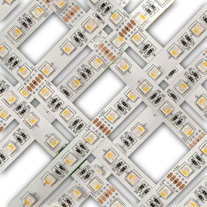 Fita LED 5m 24V DC 60LED/m IP20 RGBWW 12MM