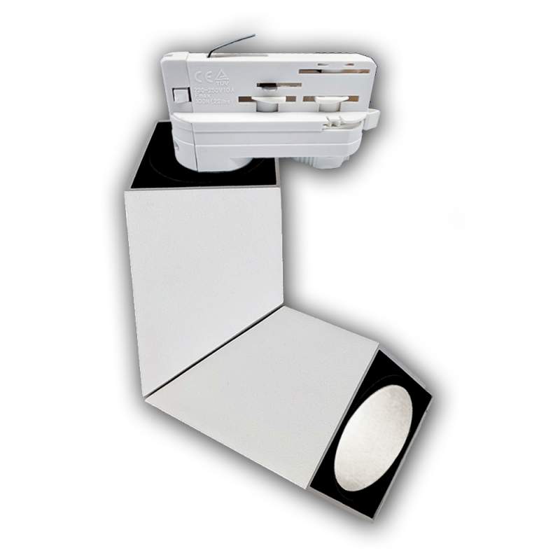 Luz Da Trilha Led 3 Fases 15W led COB CREE articulado branco