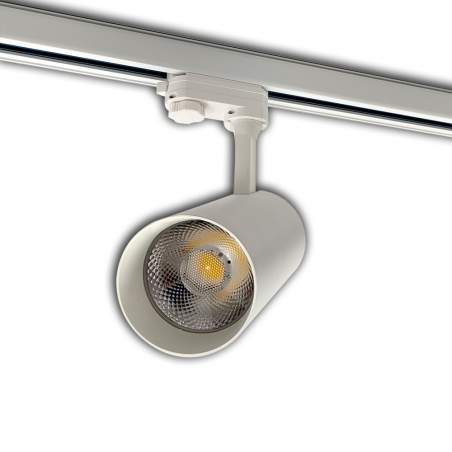 FOCO LED TRILHA OCEAN 30W COB BRIDGELUX BRANCO TRIFÁSICO