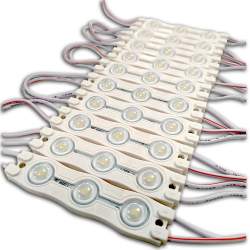 Painel LED Publicidade com 10 módulos 3 leds IP65 SMD 2835 monocolor