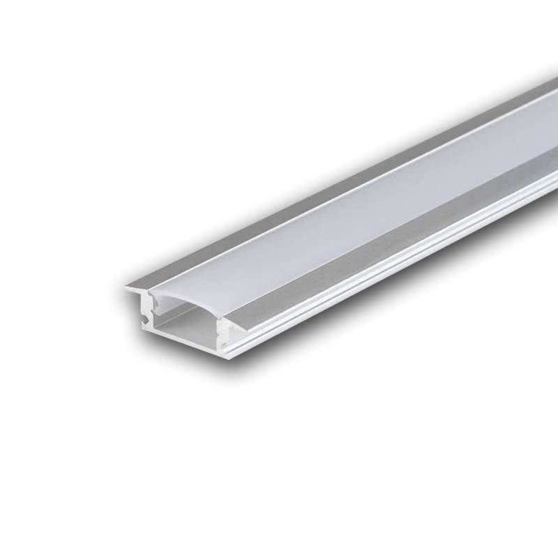 Perfil Empotrable Aluminio para Tira LED de 2M
