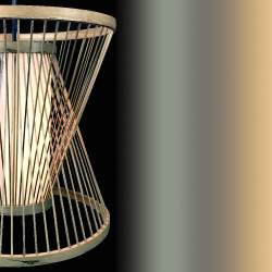 Lámpara de Techo Colgante Bambu 1xe27 ATHABASCA  30x30