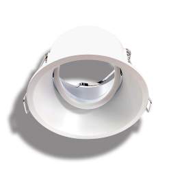 Ojo de buey redondo orientable blanco de pc