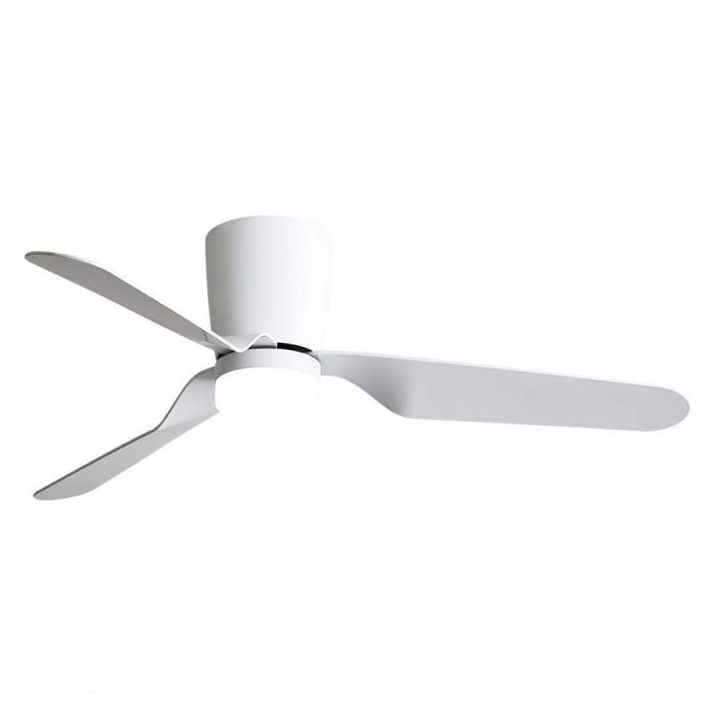 Ventilad de techo led 18w Dc Kochi Blanco con 3 Aspas Blancas - 1