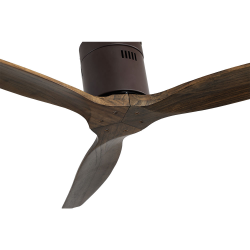Ventilador de techo Dc Aguilon Marron/Roble sin luz con 3 Aspas