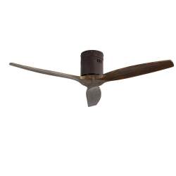 Ventilador de techo Dc Aguilon Marron/Roble sin luz con 3 Aspas