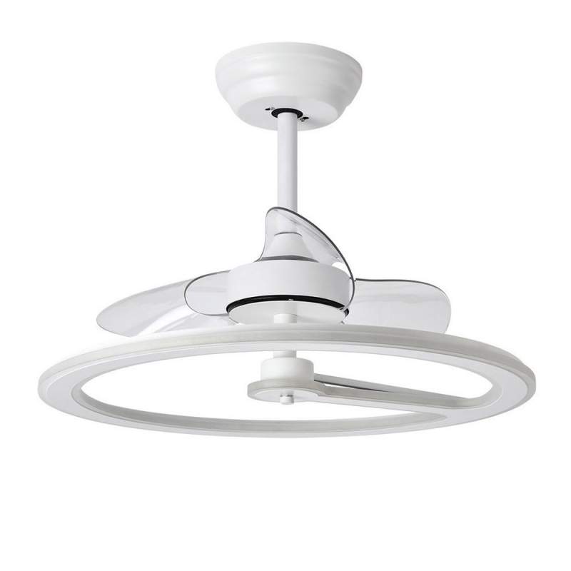 Ventilador de techo led 110w Dc Chom Blanco con 3 Aspas Transparentes