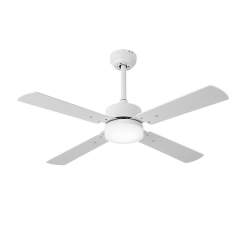 Ventilador de techo led 18w Dc Hupe Blanco 4 Aspas