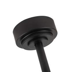Ventilador de techo led 22w Dc Coro Negro con 3 Aspas reversibles Roble/haya