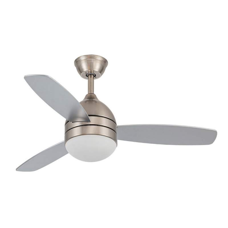 Ventilador de techo led 30w Dc Maestral Niquel con 3 Aspas reversibles Plata/haya - 1