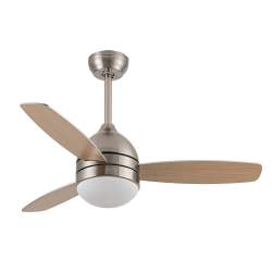 Ventilador de techo led 30w Dc Maestral Niquel con 3 Aspas reversibles Plata/haya - 2