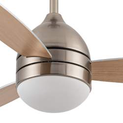 Ventilador de techo led 30w Dc Maestral Niquel con 3 Aspas reversibles Plata/haya - 3