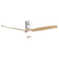 Ventilador de techo led 18w Dc Aguilon Blanco con 3 Aspas Haya