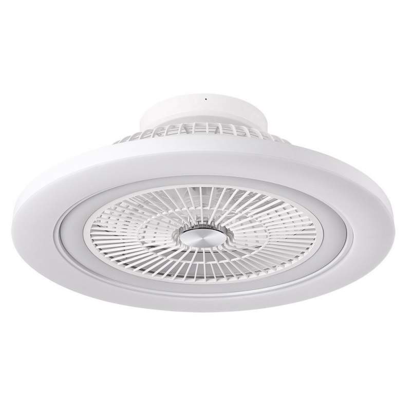 Ventilador de techo led 72w Dc Mato Blanco con 5 Aspas Transparentes