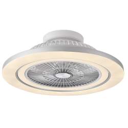 Ventilador de techo led 72w Dc Mato Niquel con 5 Aspas Transparentes - 1
