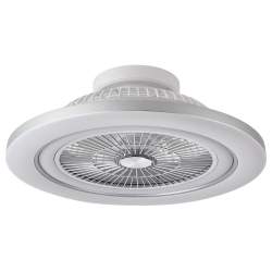 Ventilador de techo led 72w Dc Mato Niquel con 5 Aspas Transparentes - 2