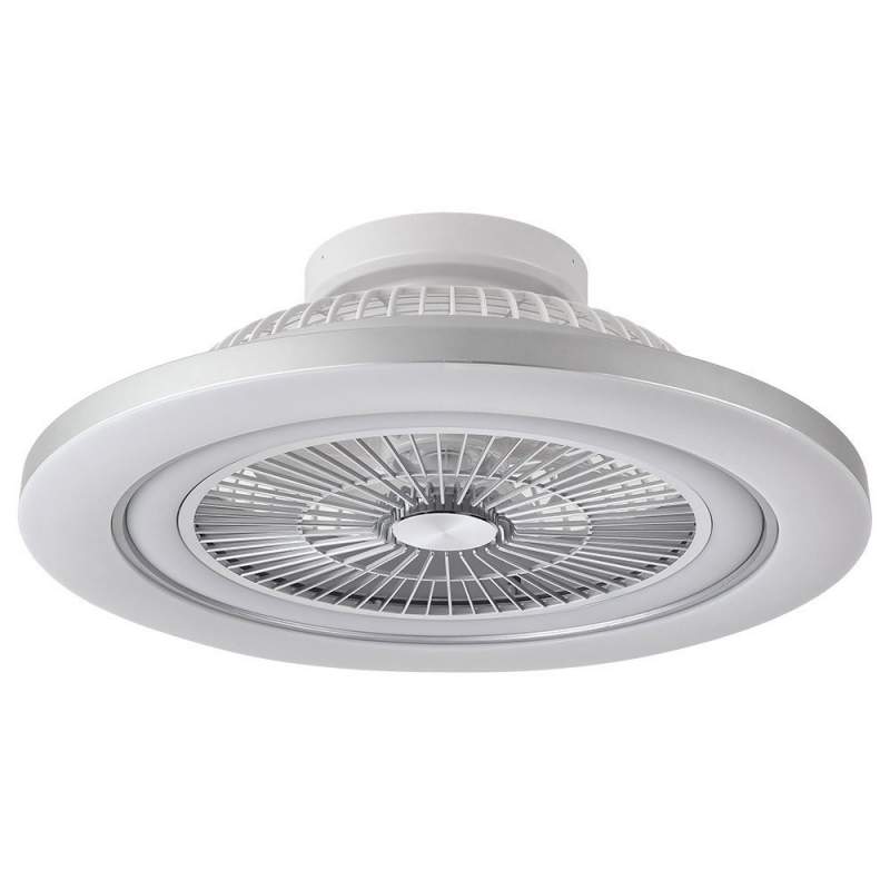 Ventilador de techo led 72w Dc Mato Niquel con 5 Aspas Transparentes - 2