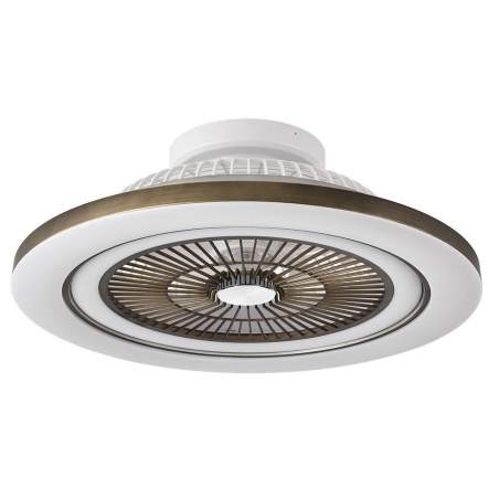 Ventilador de techo led 72w Dc Mato Cuero con 5 Aspas Transparentes