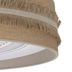 Ventilador de techo led DC Natalia 72w Saco-beis 60 cm diametro con 5 Aspas - 2