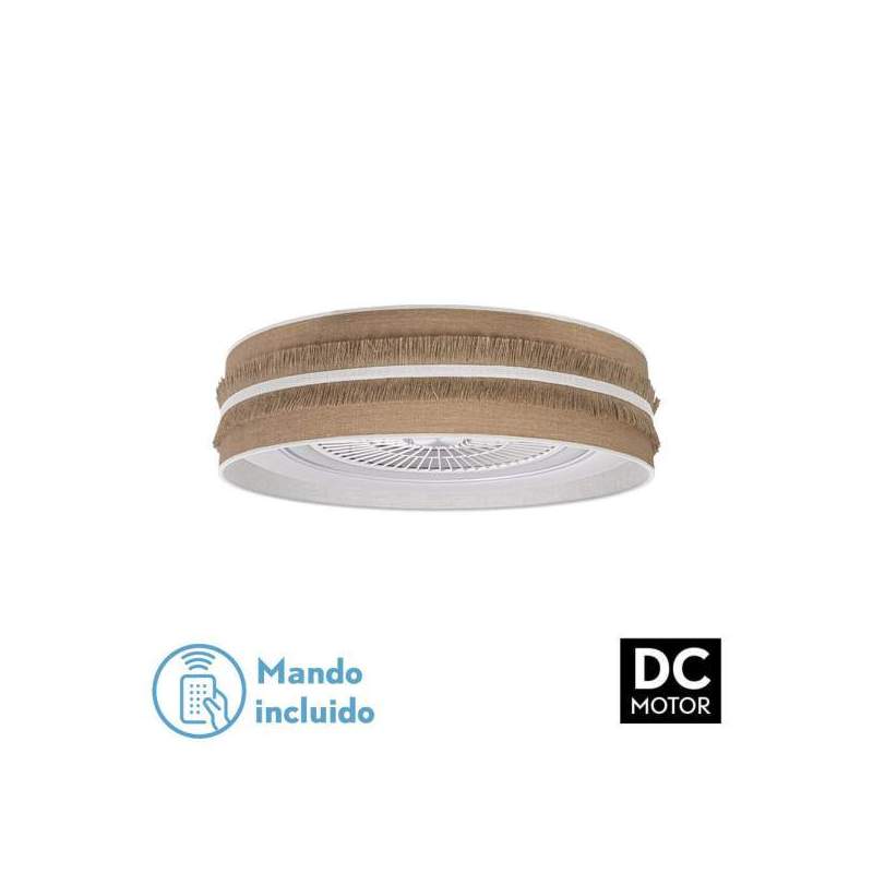 Ventilador de techo led DC Natalia 72w Saco-blanco 60cm diametro con 5 Aspas - 1