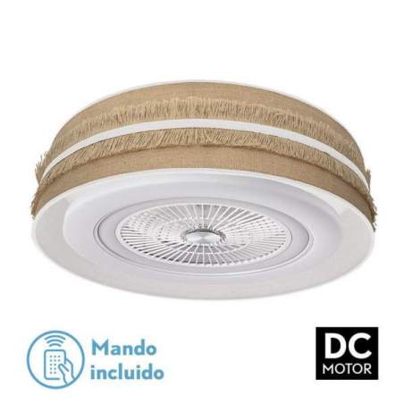 Ventilador de techo led DC Natalia 72w Saco-blanco 70 cm diametro con 5 Aspas - 1