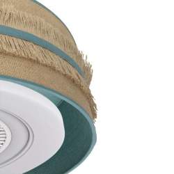 Ventilador de techo led DC Natalia 72w Saco-turquesa 70 cm diametro con 5 Aspas - 2