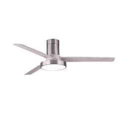 Ventilador de techo led Dc Pax 40w Niquel con 3 Aspas Gris - 2