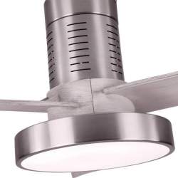 Ventilador de techo led Dc Pax 40w Niquel con 3 Aspas Gris - 4