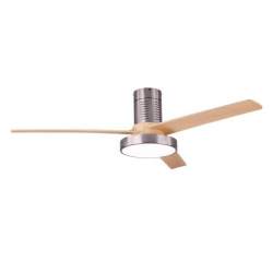 Ventilador de techo led Dc Pax 40w Niquel con 3 Aspas Haya - 3