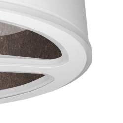Ventilador de techo led Dc Tatiana 110w Blanco/oxido con 3 Aspas - 2
